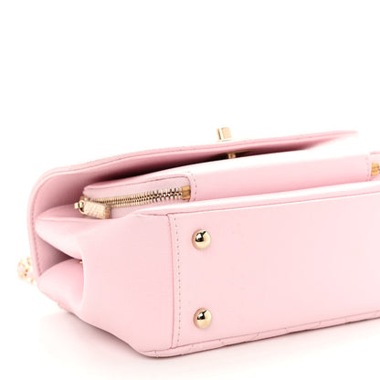 Chanel Caviar Quilted Small Business Affinity Flap Light Pink 9 of 10