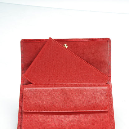 Louis Vuitton Epi Porte Tresor Etui Papiers Wallet Castillan Red 8 of 10