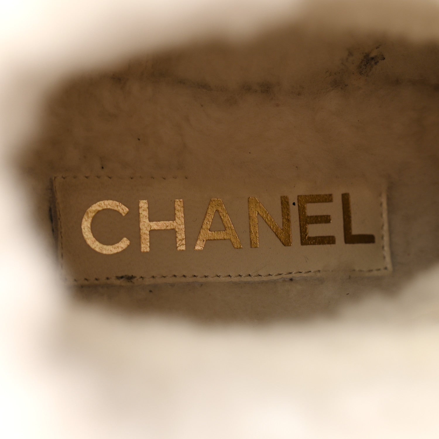 Chanel Lambskin Shearling Short Boots 39.5 Black 6 of 11