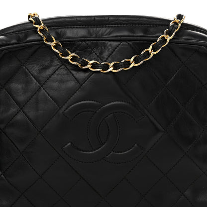 Chanel Lambskin Quilted Tassel Camera Case Black 8 of 11