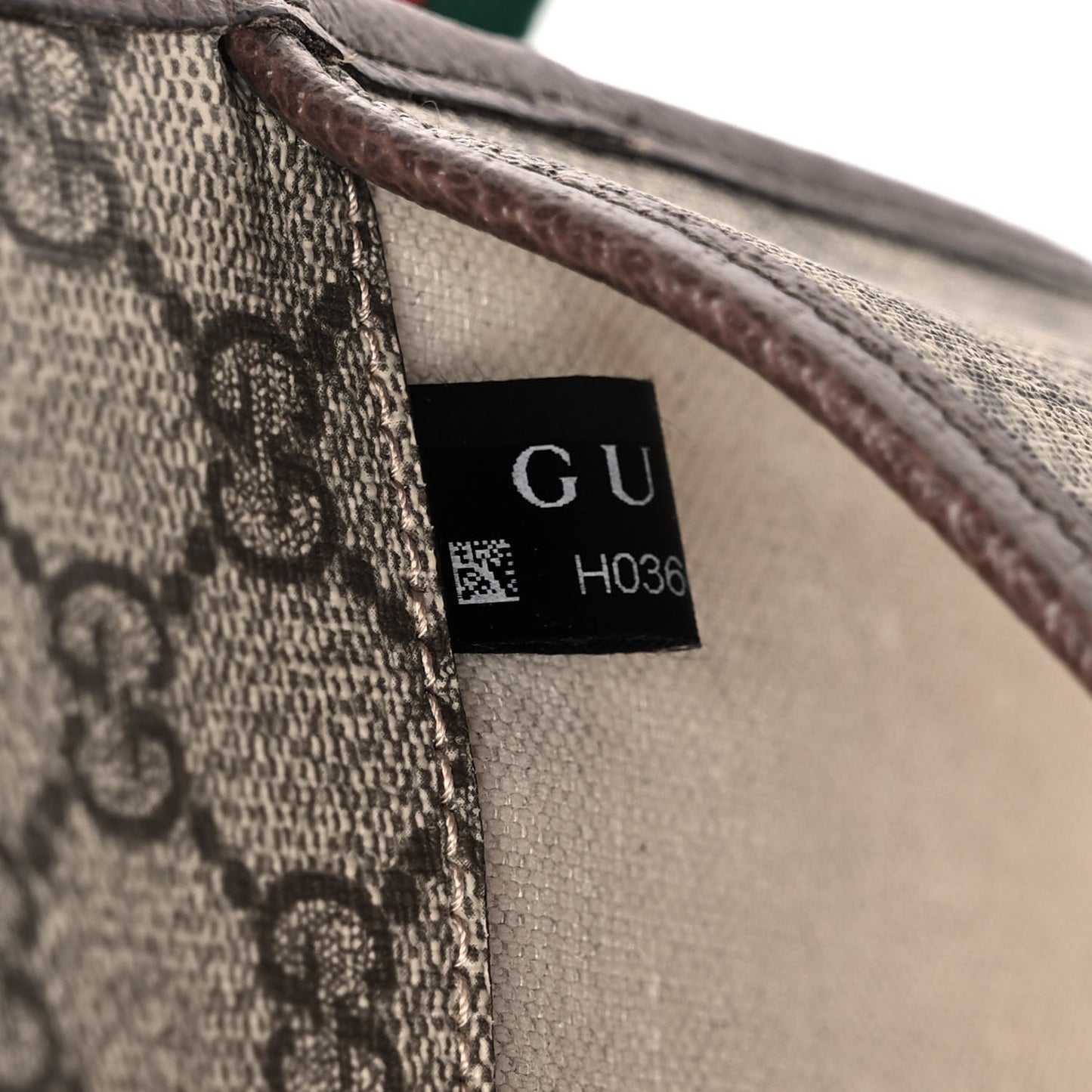 GG Supreme Monogram Neo Vintage Web Belt Bag Brown