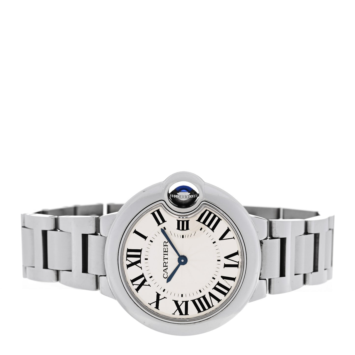 Stainless Steel 33mm Ballon Bleu De Cartier Quartz Watch