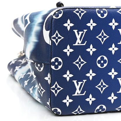 Louis Vuitton Monogram Escale Neonoe MM Blue 7 of 10