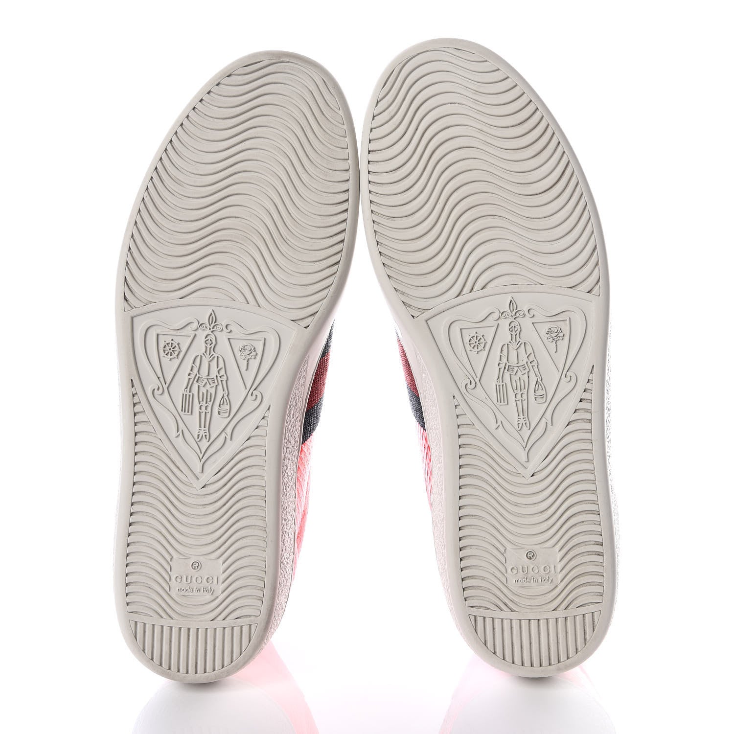 Gucci Metallic Ayers Web Mens Ace Sneakers 9 Blue Red 5 of 9