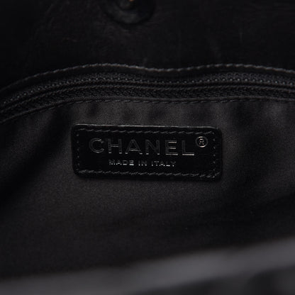 Chanel Lambskin Quilted Chanel 3 Maxi Flap Bag Black 8 of 10