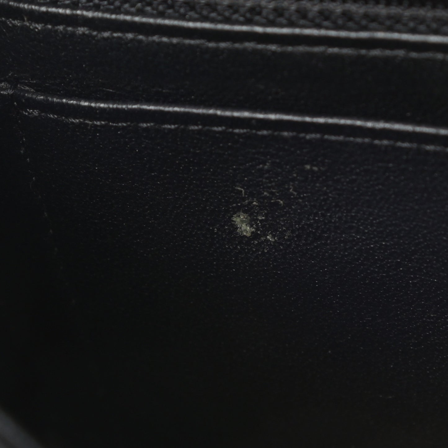 Lambskin Quilted Mini Rectangular Flap Black