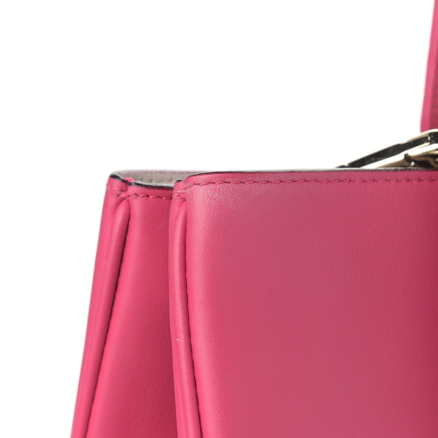 Christian Dior Smooth Calfskin Large Diorissimo Tote Fuchsia 11 of 14