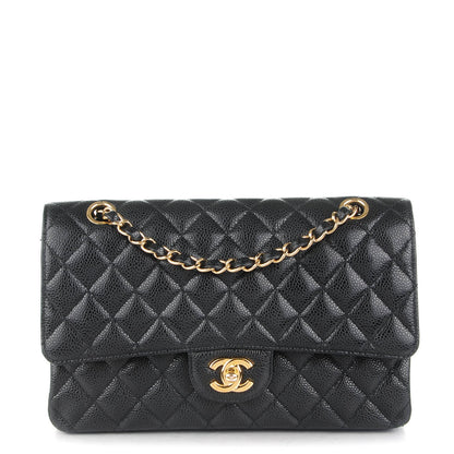 Chanel Caviar Quilted Medium Double Flap Black 1 of 8