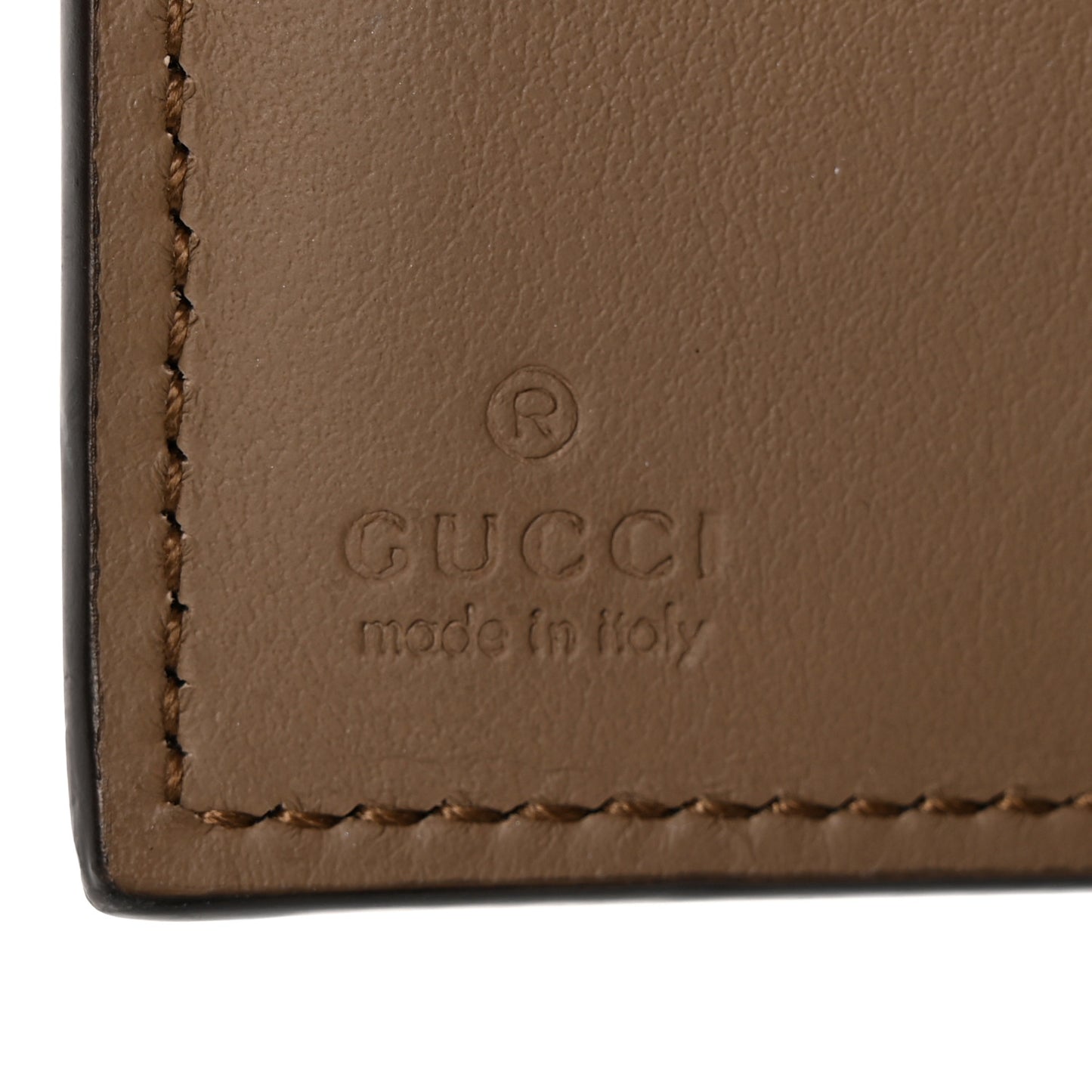 GG Supreme Monogram Dionysus Card Case Wallet Beige Taupe