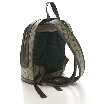 Gucci GG Supreme Monogram Calfskin Web Small Ophidia Day Backpack Beige Ebony New Acero 2 of 10