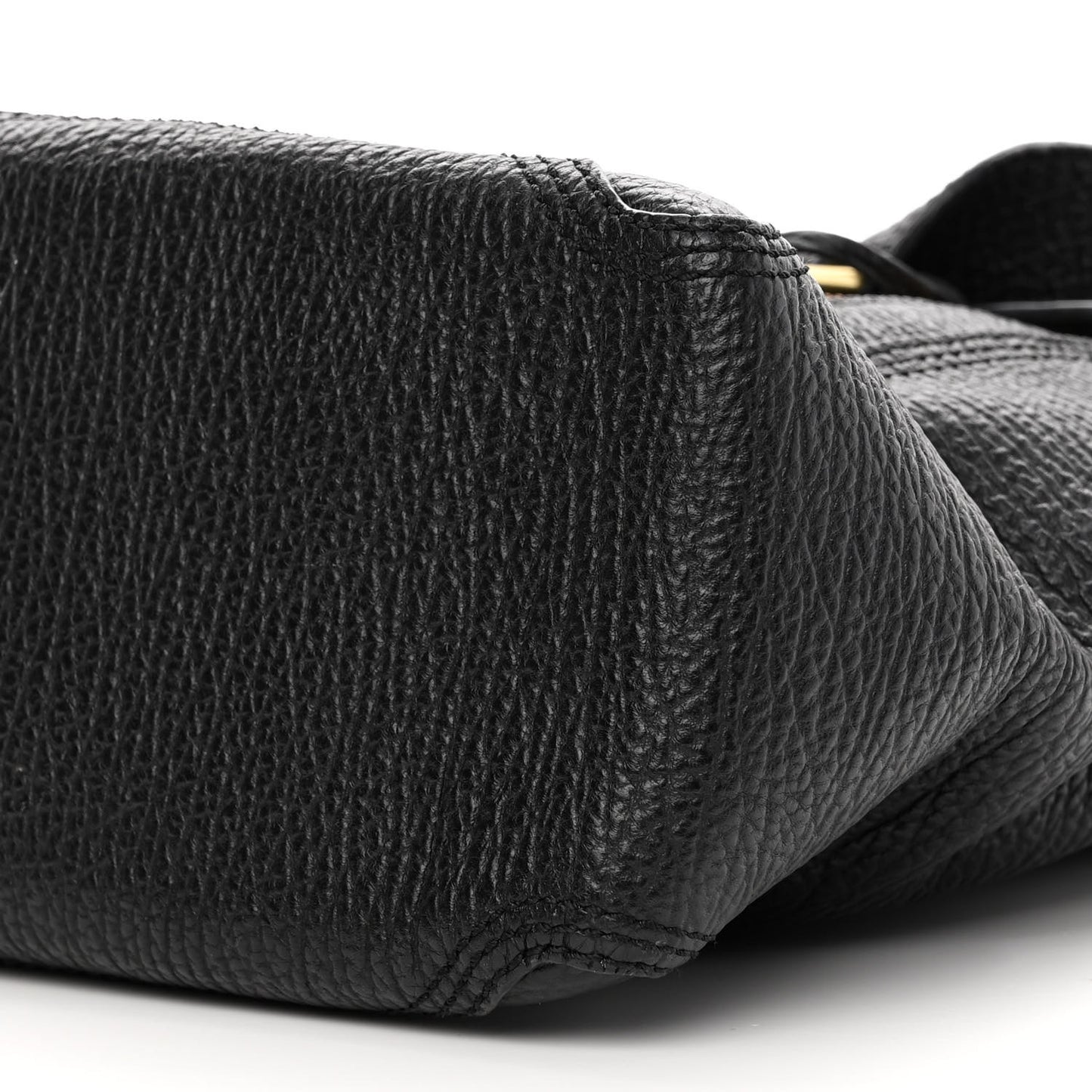 Textured Calfskin Medium Pashli Satchel Black