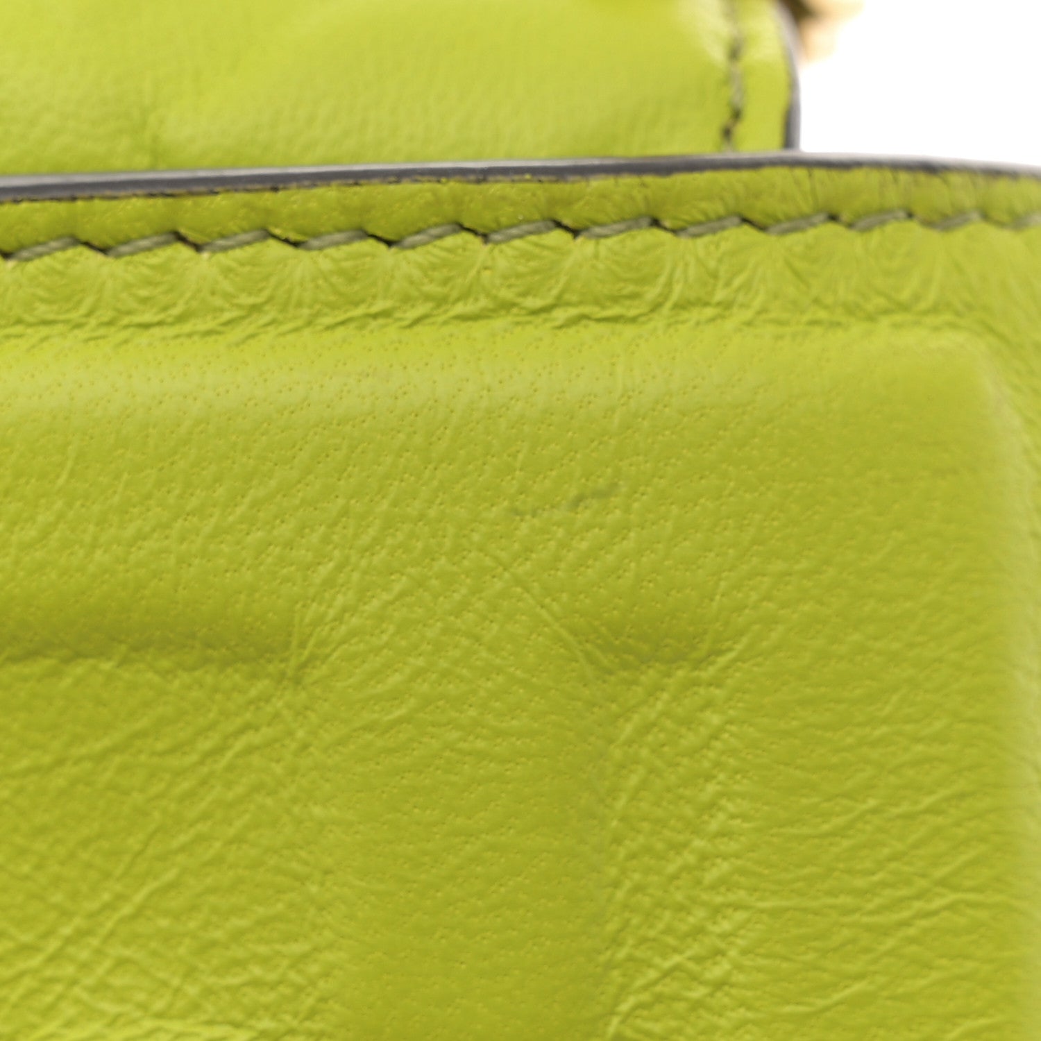 Fendi Nappa FF 1974 Embossed Mini Baguette Wasabi 12 of 12