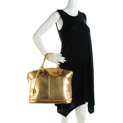 Louis Vuitton Suhali Lockit MM Gold 2 of 10