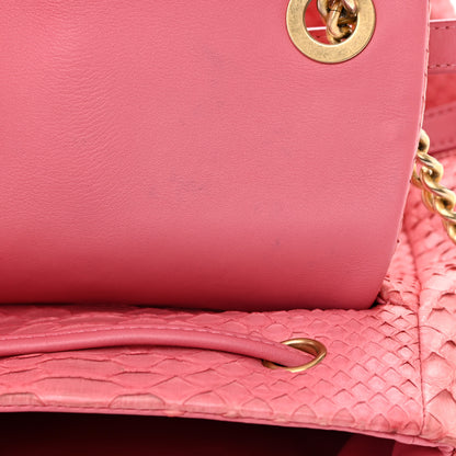 Chanel Snakeskin Backpack Light Pink 12 of 24