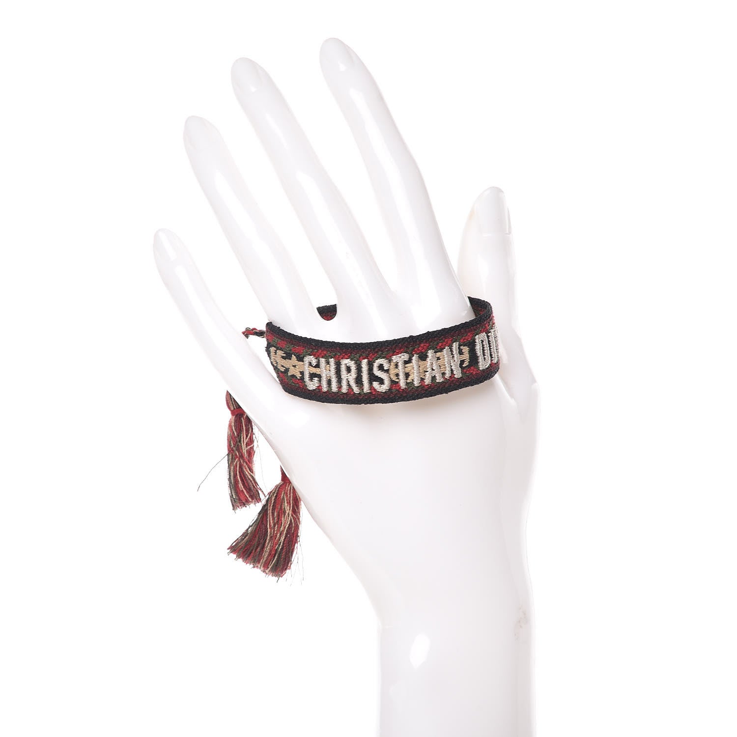 Christian Dior Woven Cotton J'Adior Friendship Bracelet 2 of 4