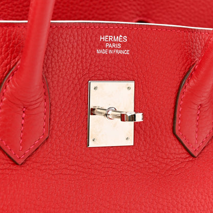 Hermes Togo Birkin 35 Rouge Casaque 6 of 14