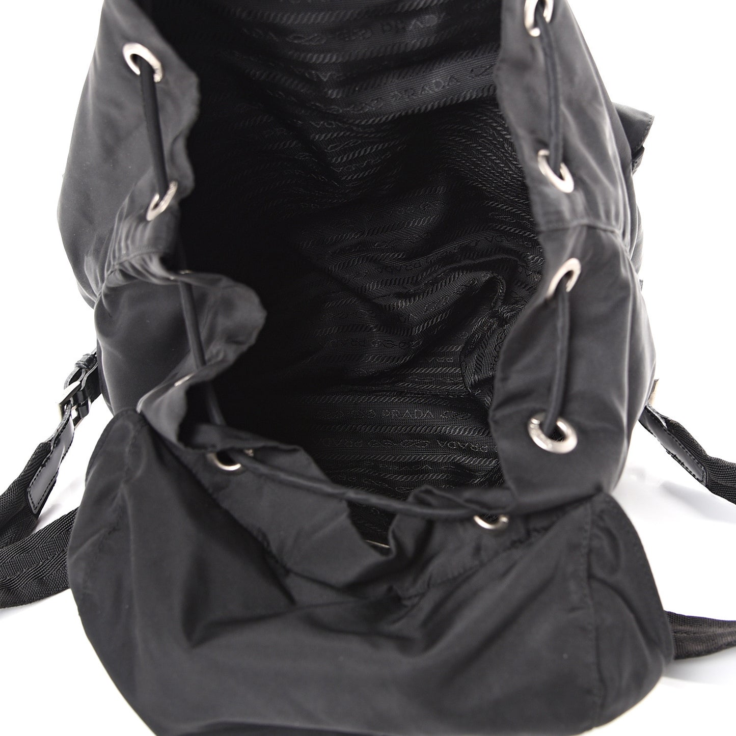 Tessuto Nylon Vela Small Backpack Black