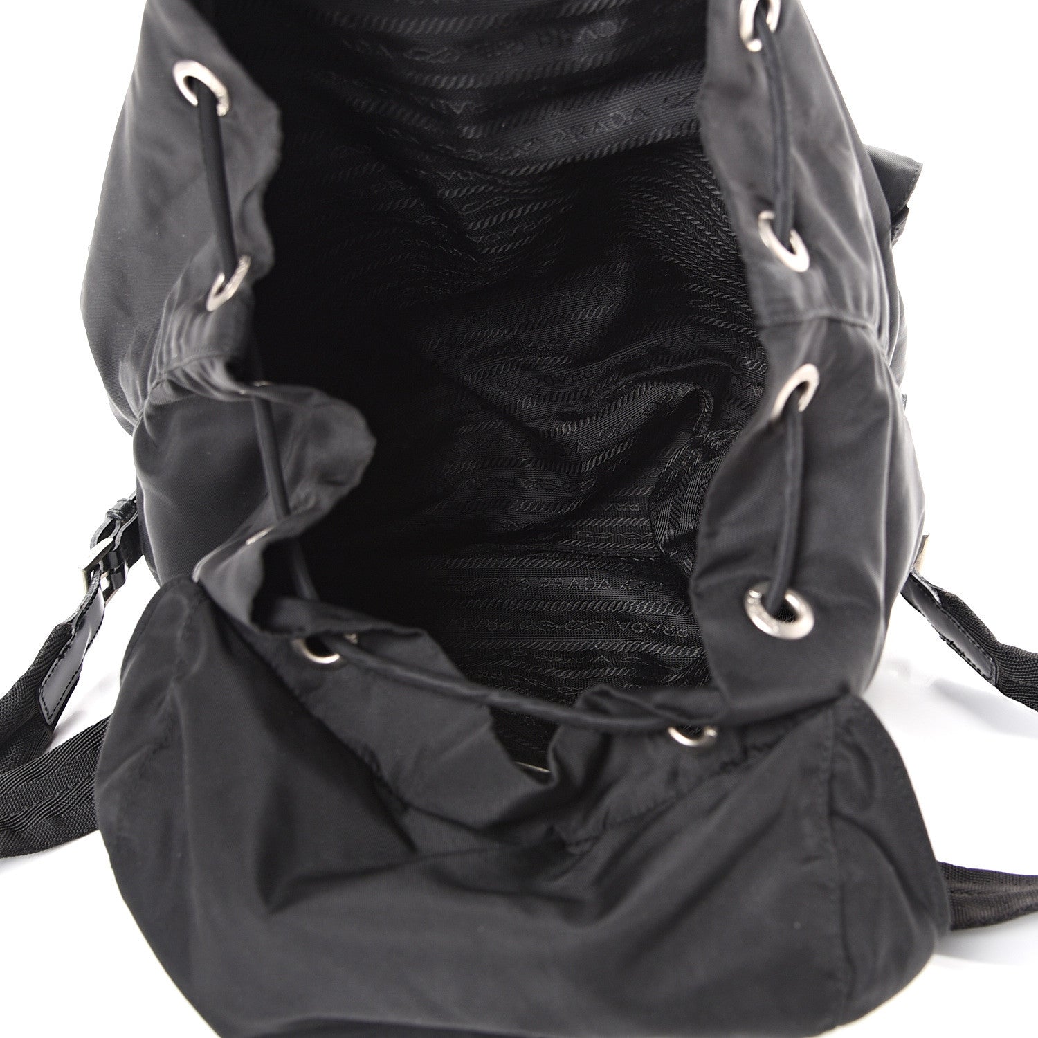 Prada Tessuto Nylon Vela Small Backpack Black 4 of 9