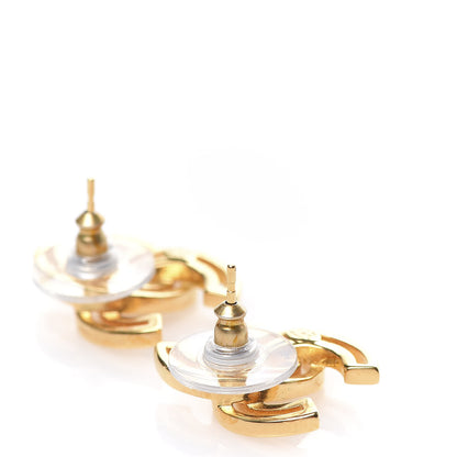 Chanel Metal Obazine CC Earrings Gold 3 of 5