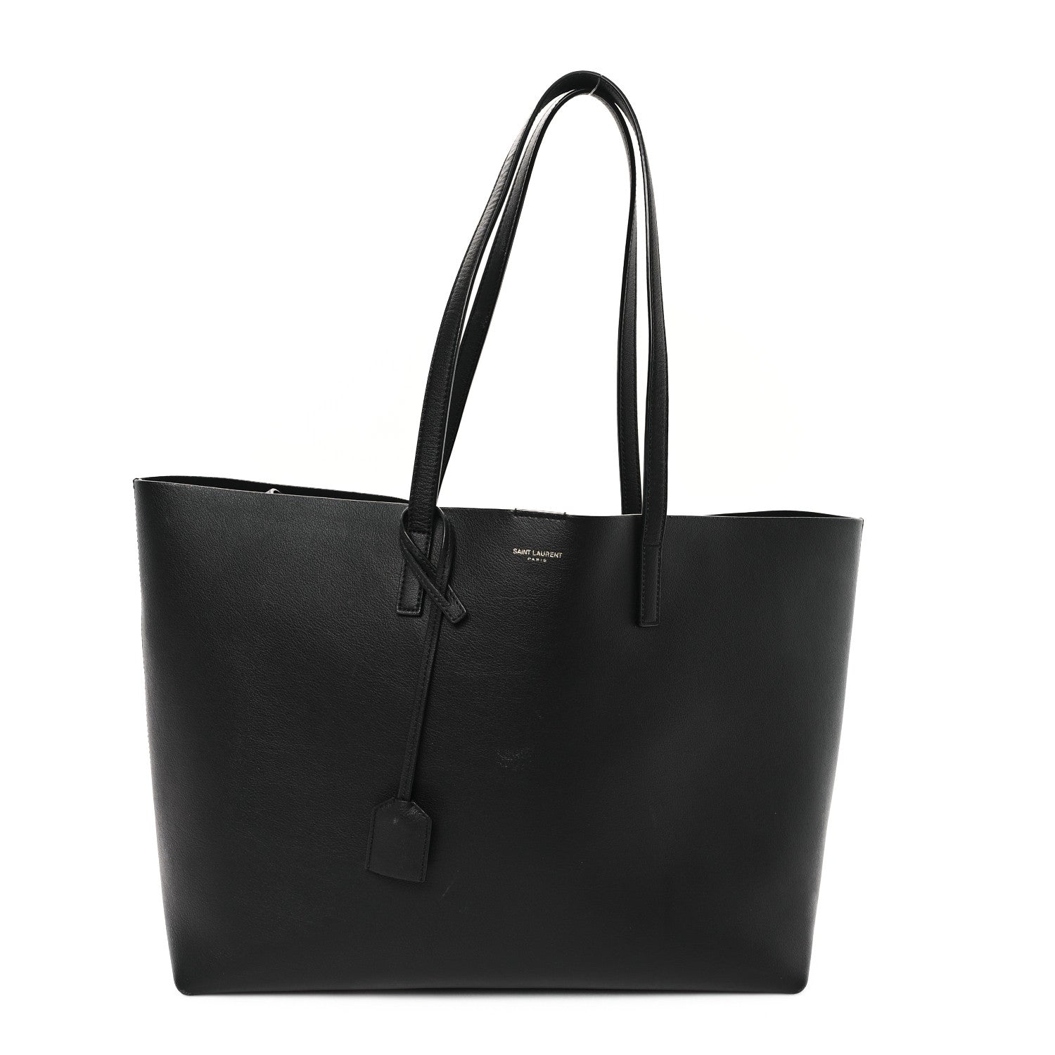 Saint Laurent Calfskin Large Shopping Tote Black 1 of 12