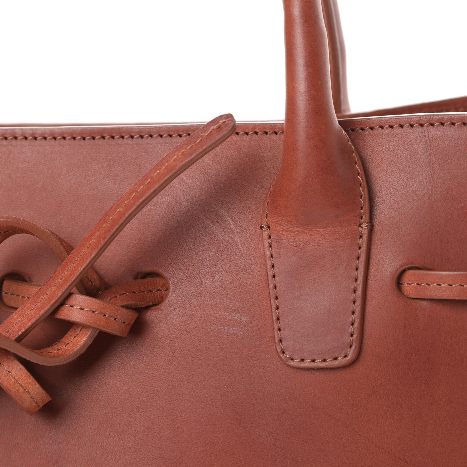 Mansur Gavriel Calfskin Sun Bag Brandy 16 of 16