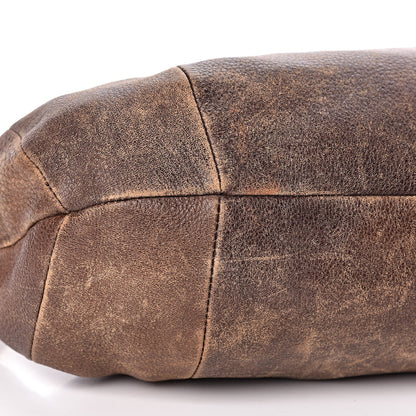 Prada Deerskin Tamponato Hobo Brown 12 of 14