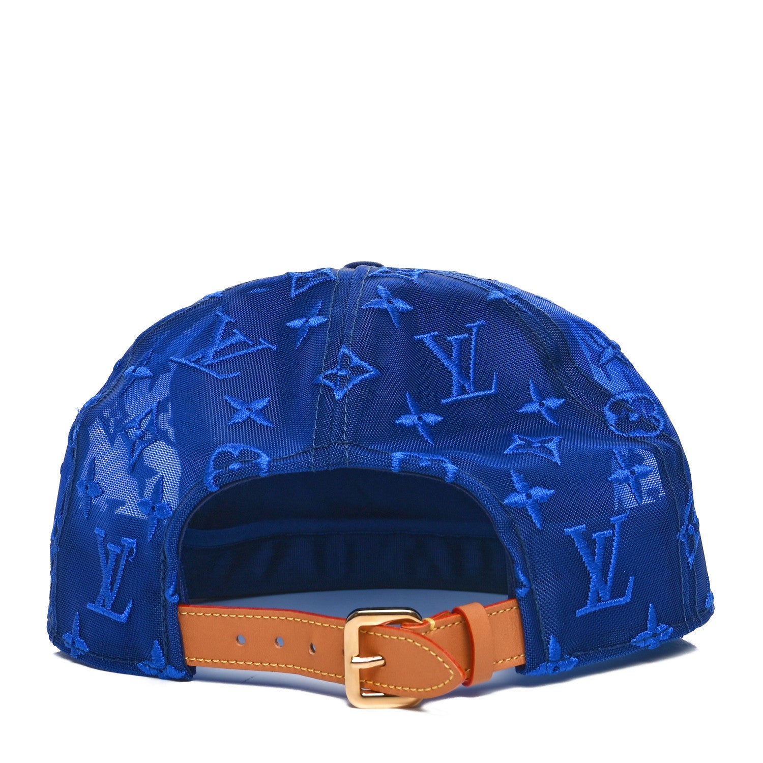 Louis Vuitton Mesh Embroidered Everyday LV Cap 58 Blue 6 of 10