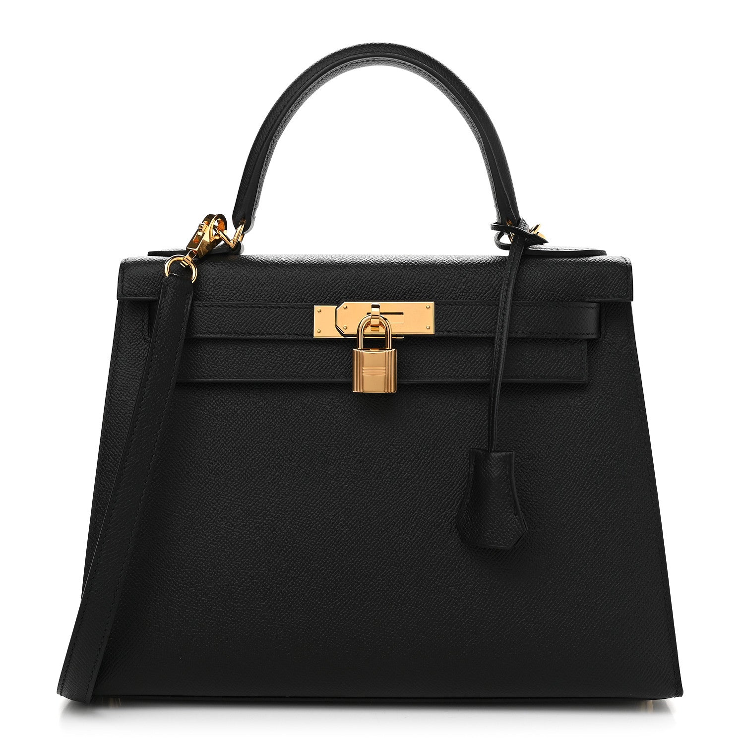 Hermes Epsom Kelly Sellier 28 Black 1 of 11