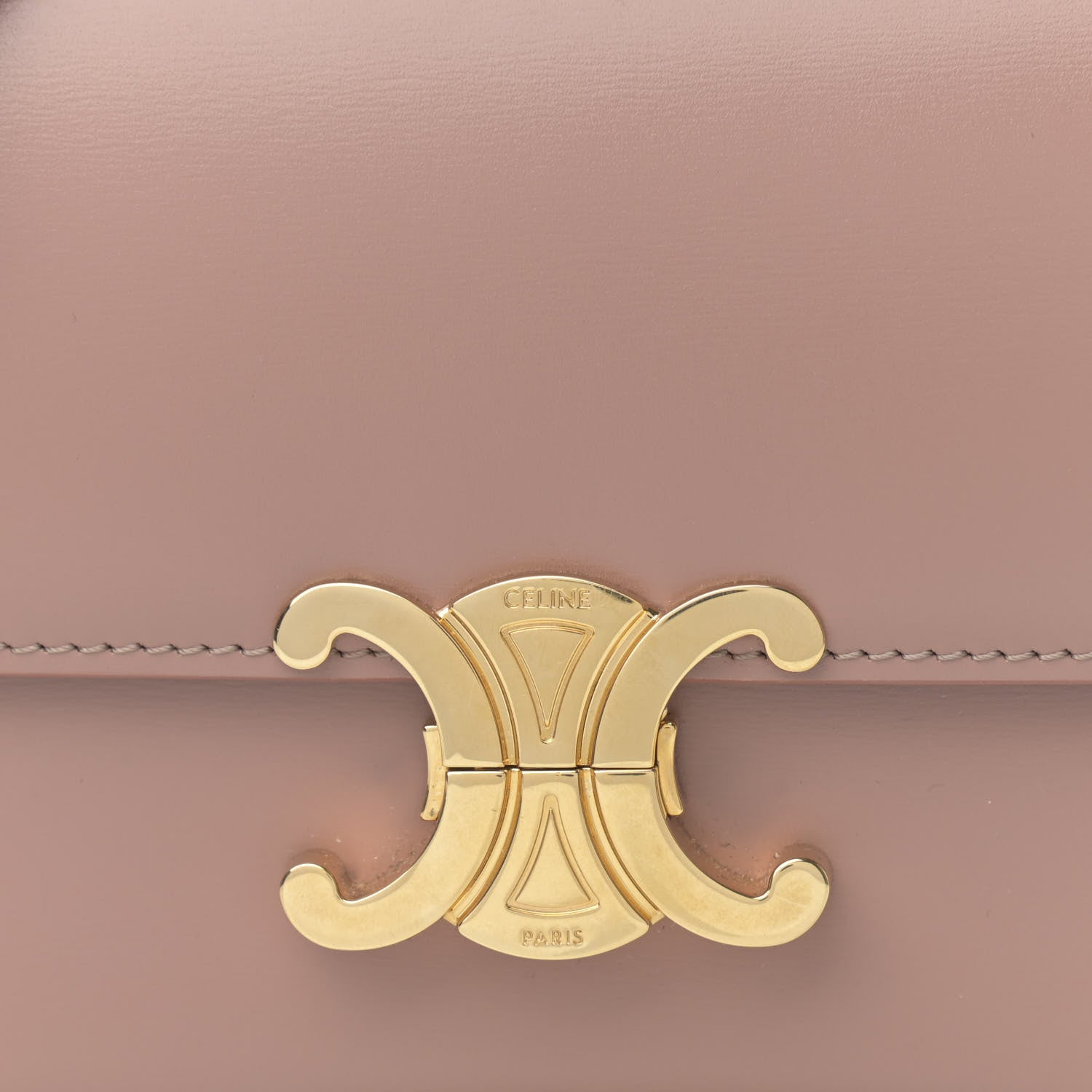 Celine Shiny Calfskin Nano Triomphe Antique Rose 10 of 13