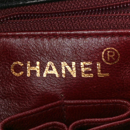 Chanel Lambskin Quilted Mini Square Flap Bag Black 7 of 12