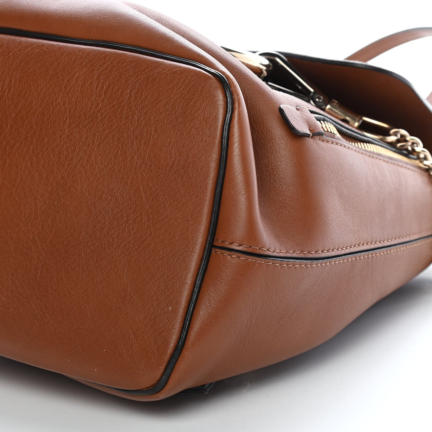 Suede Calfskin Small Faye Backpack Tan