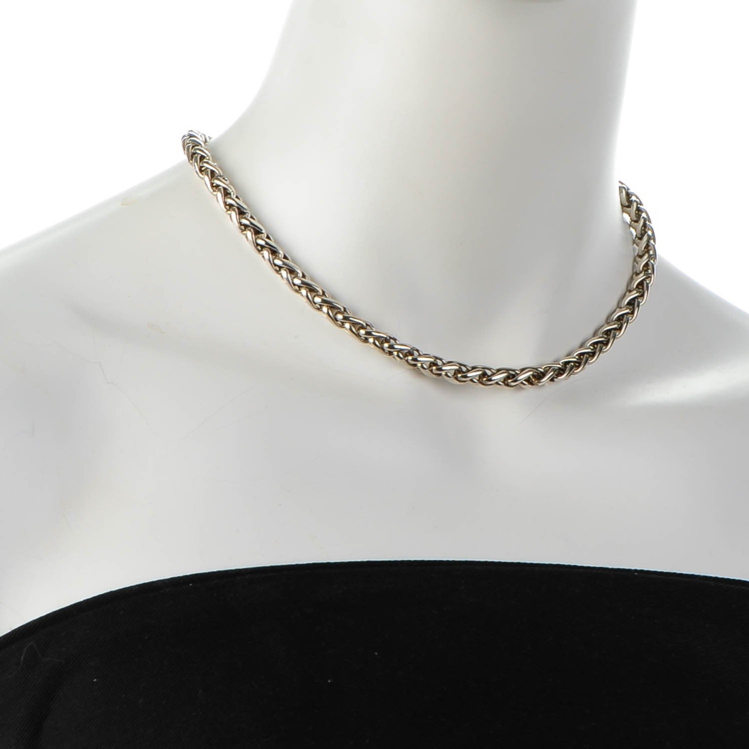 David Yurman Sterling Silver 14K Yellow Gold 6mm Wheat Chain Necklace 2 of 5
