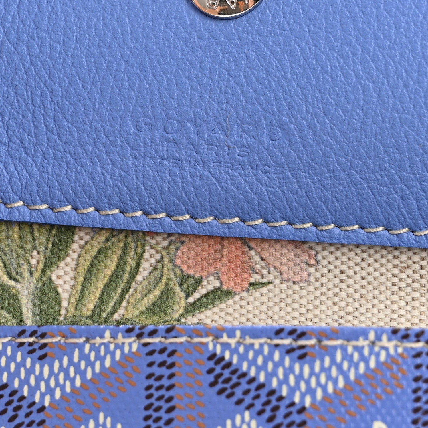 Goyard Goyardine Le Jardin Saint Louis PM Iris 7 of 11