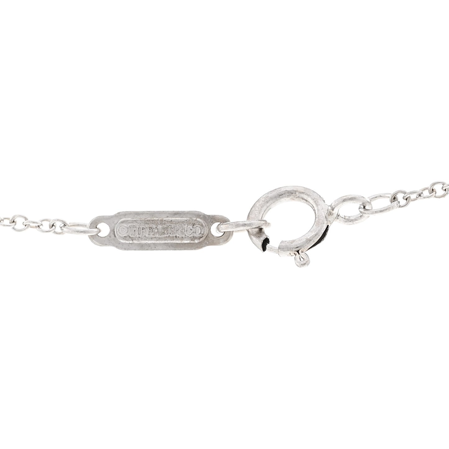 18K White Gold Chain Necklace 18"