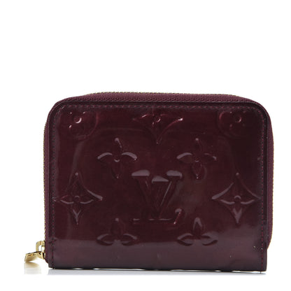 Louis Vuitton Vernis Zippy Coin Purse Wallet Rouge Fauviste 1 of 7