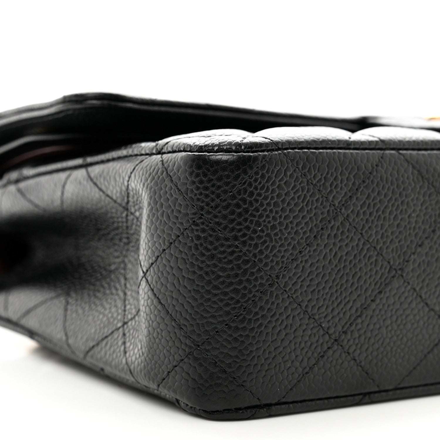 Chanel Caviar Quilted Medium Double Flap Black 9 of 10