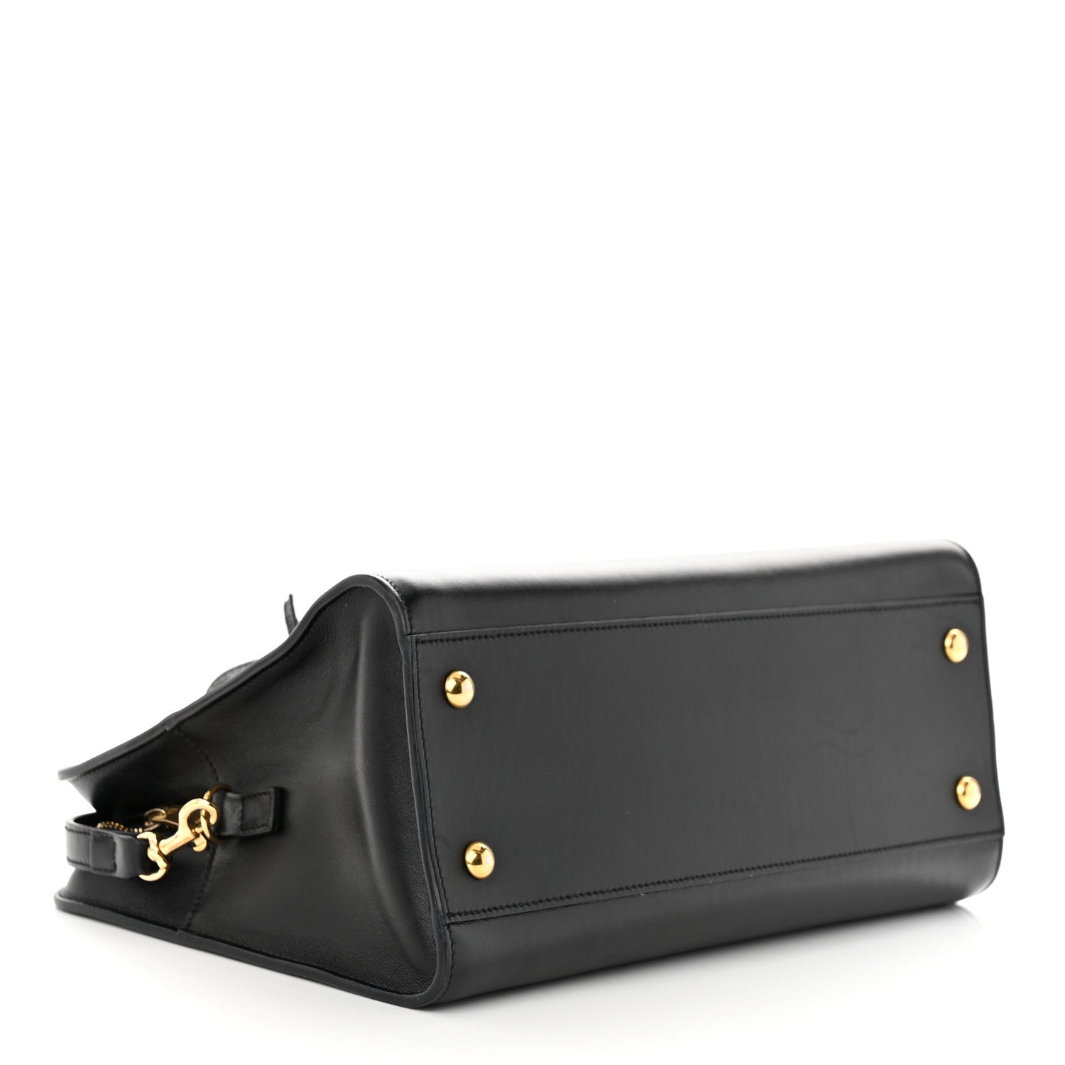Saint Laurent Smooth Calfskin Small Monogram Cabas Black 4 of 12