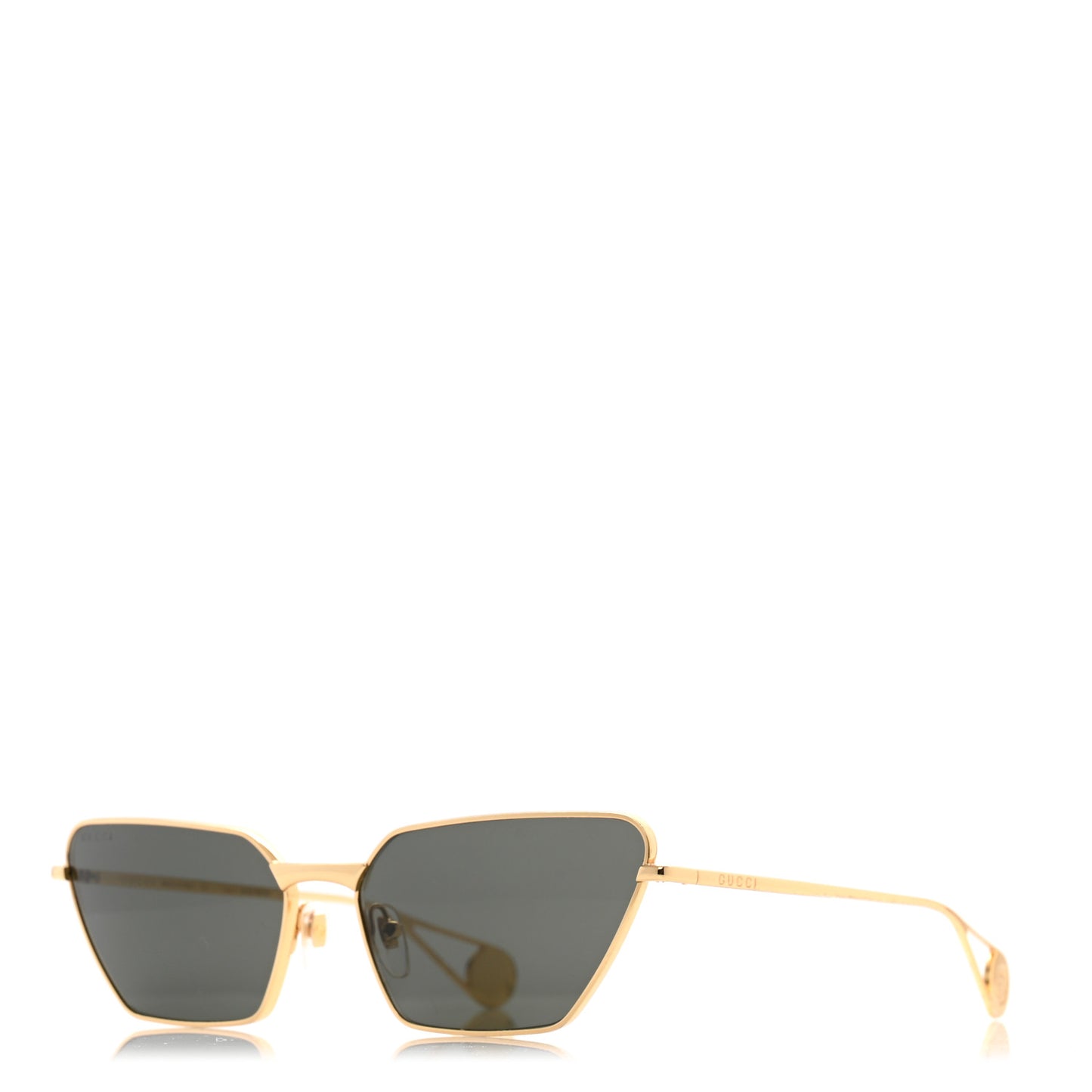 Rectangular Sunglasses GG0538S Gold Black