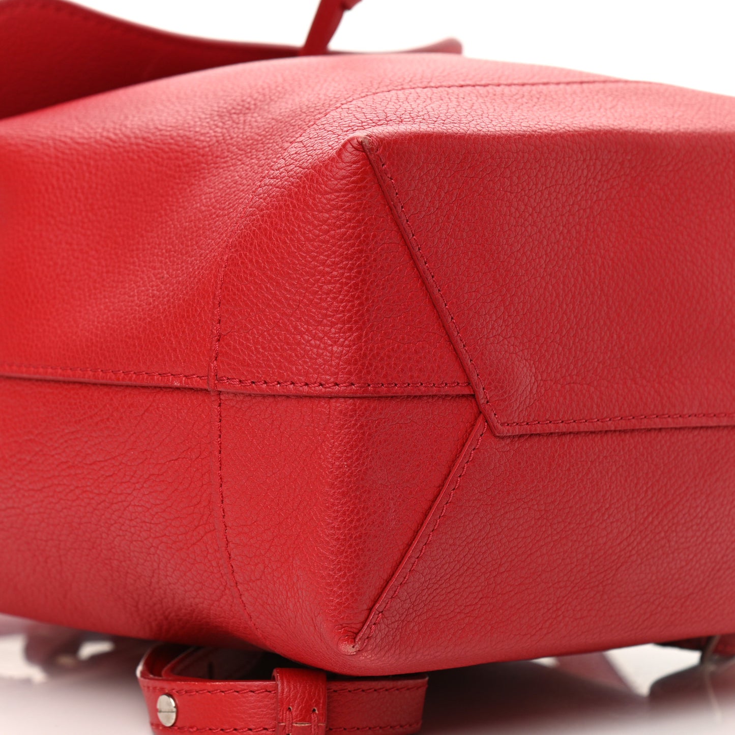 Soft Calfskin Lockme Backpack Rubis