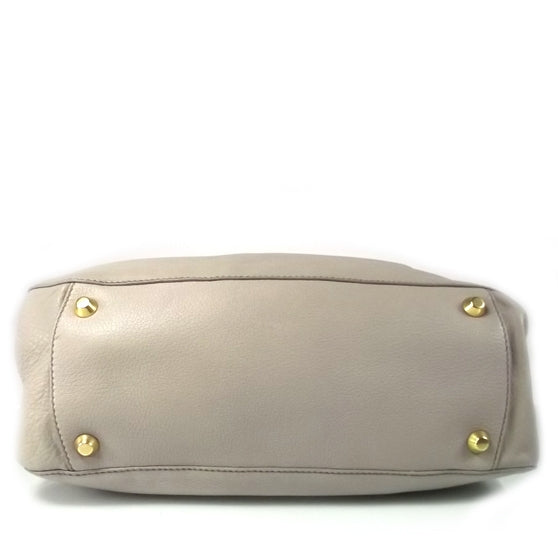 Cervo Deerskin Tote Pomice