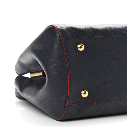 Louis Vuitton Empreinte Montaigne GM Marine Rouge 8 of 9