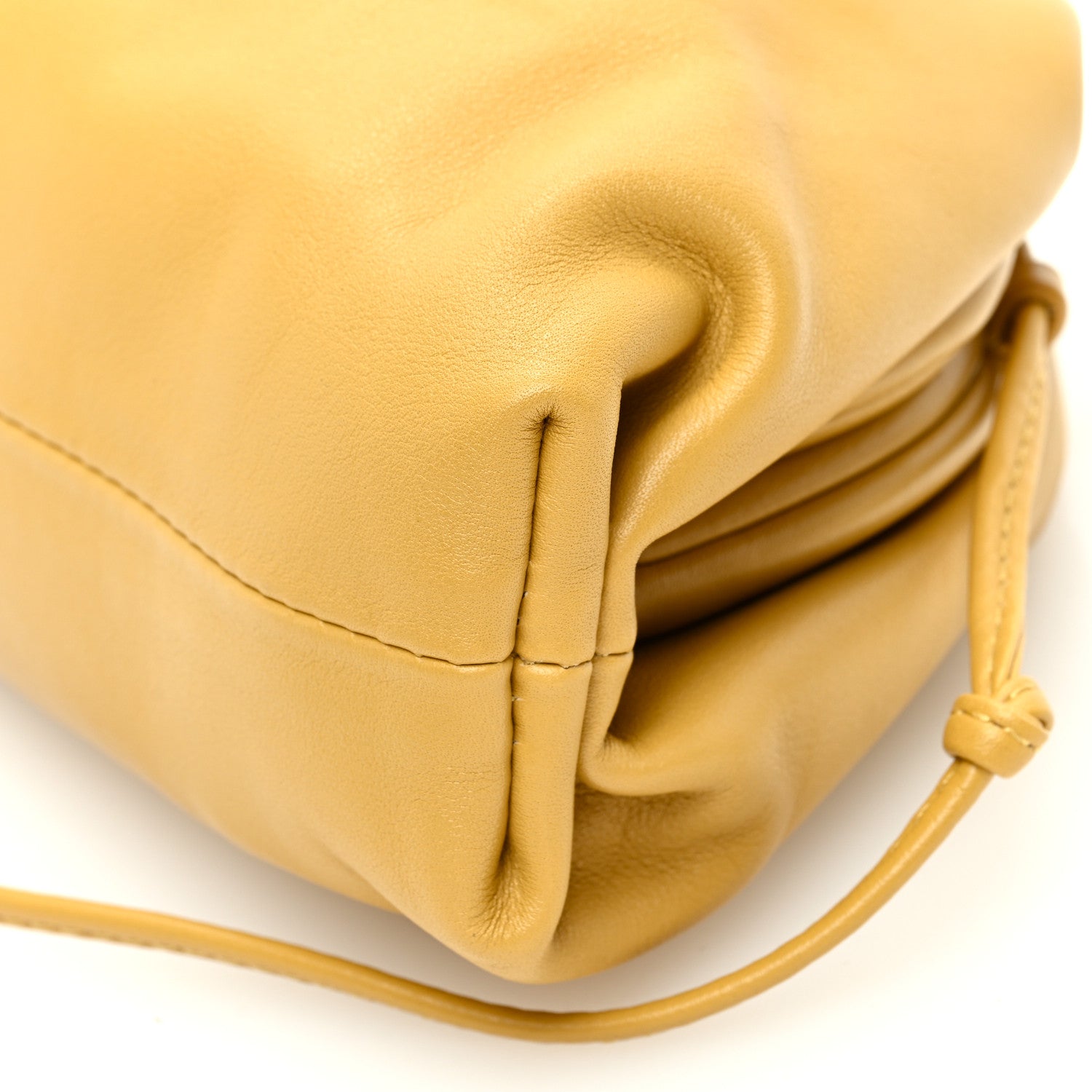 Bottega Veneta Butter Calfskin The Mini Pouch Butterscotch 10 of 10