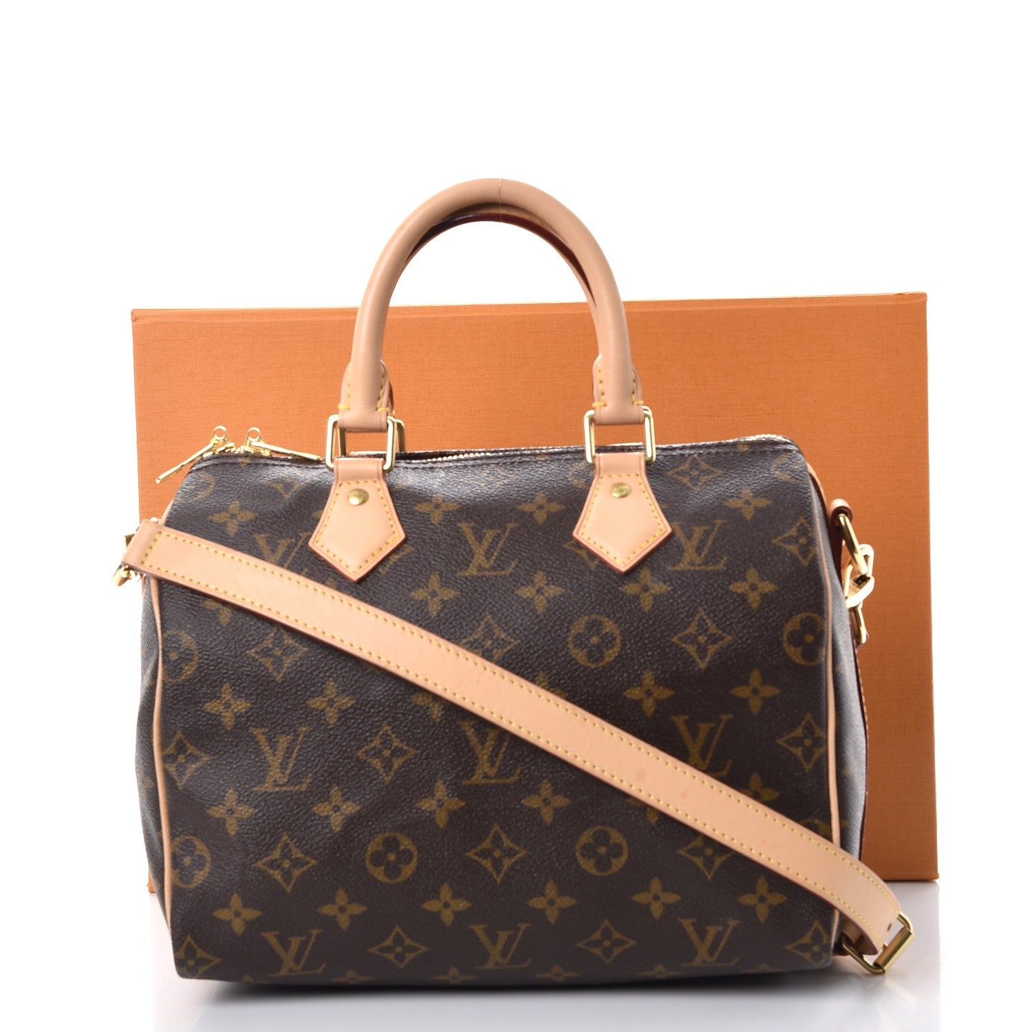 Louis Vuitton Monogram Speedy Bandouliere 25 10 of 10