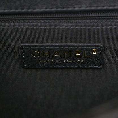 Chanel Patent Quilted Large School Memory Top Handle Flap Black 7 of 10