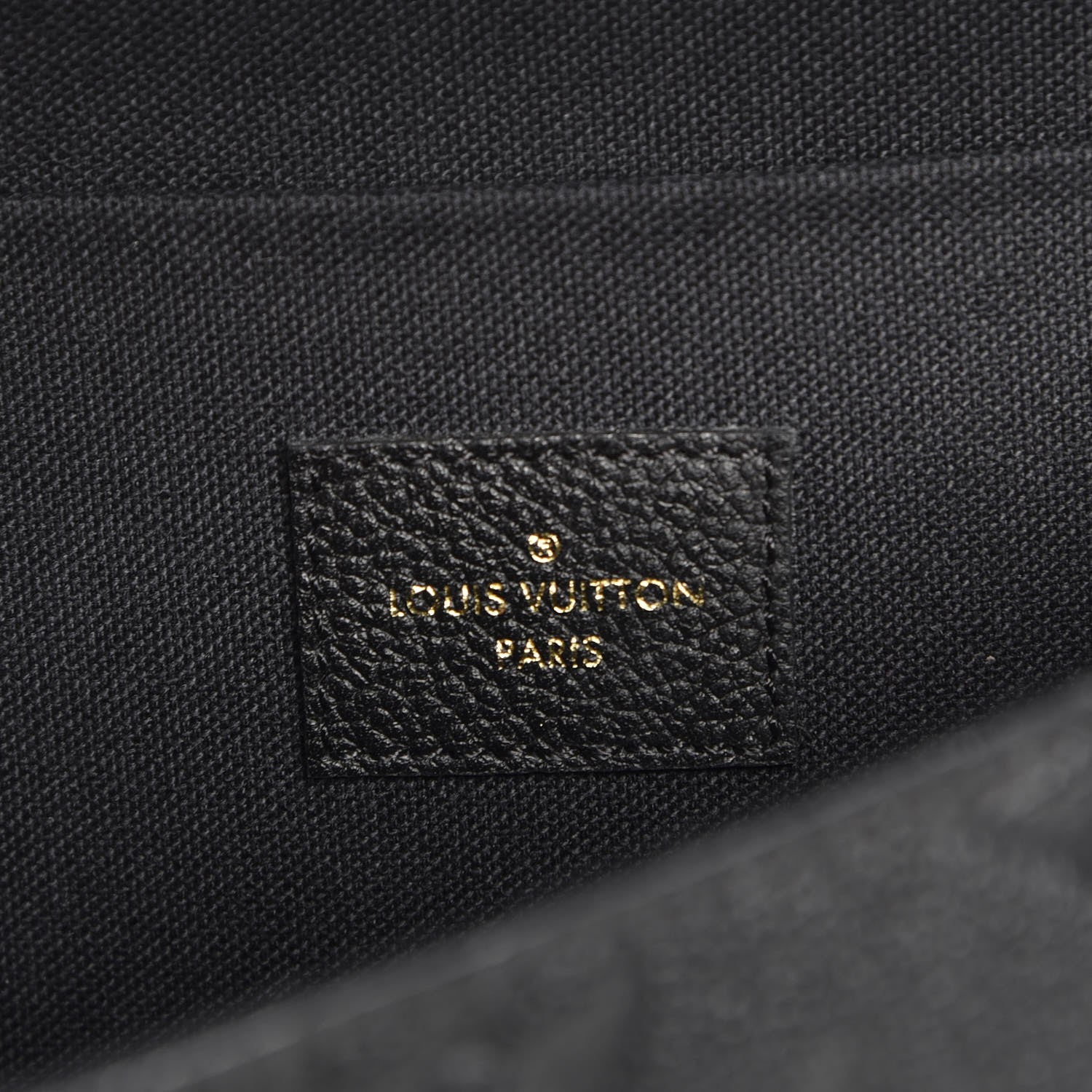 Louis Vuitton Empreinte Pochette Felicie Chain Wallet Black 7 of 9