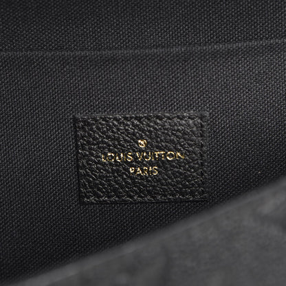 Louis Vuitton Empreinte Pochette Felicie Chain Wallet Black 7 of 9