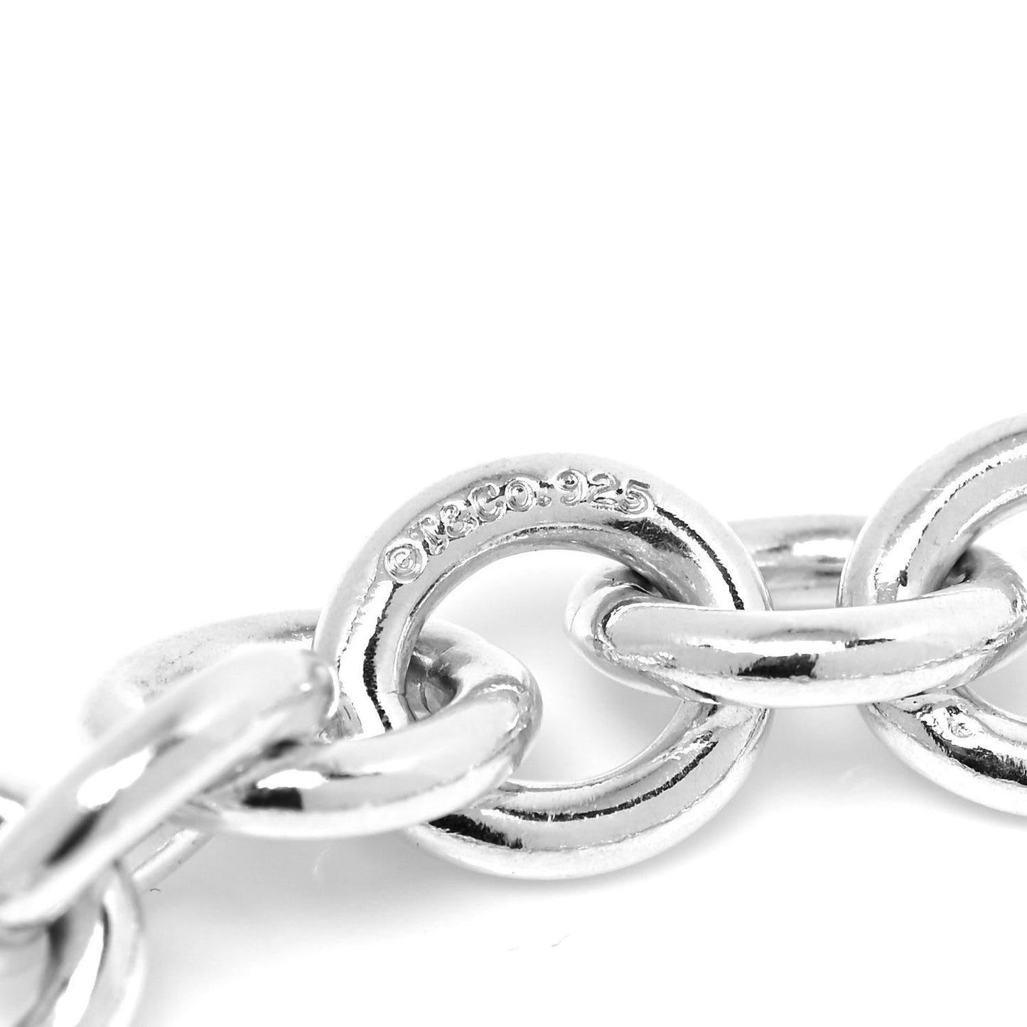 Sterling Silver Oval Link Bracelet
