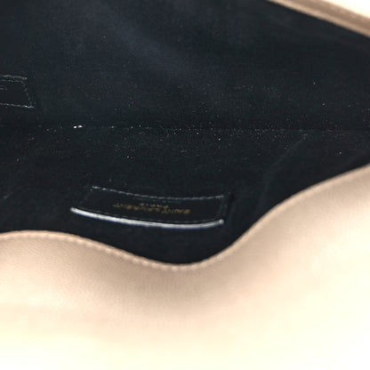 Saint Laurent Grain De Poudre Uptown Pouch Dark Beige 5 of 7