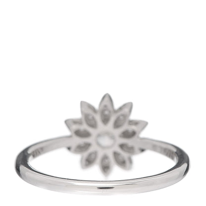 Tiffany Platinum Diamond Enchant Garden Flower Ring 49 4.75 3 of 6