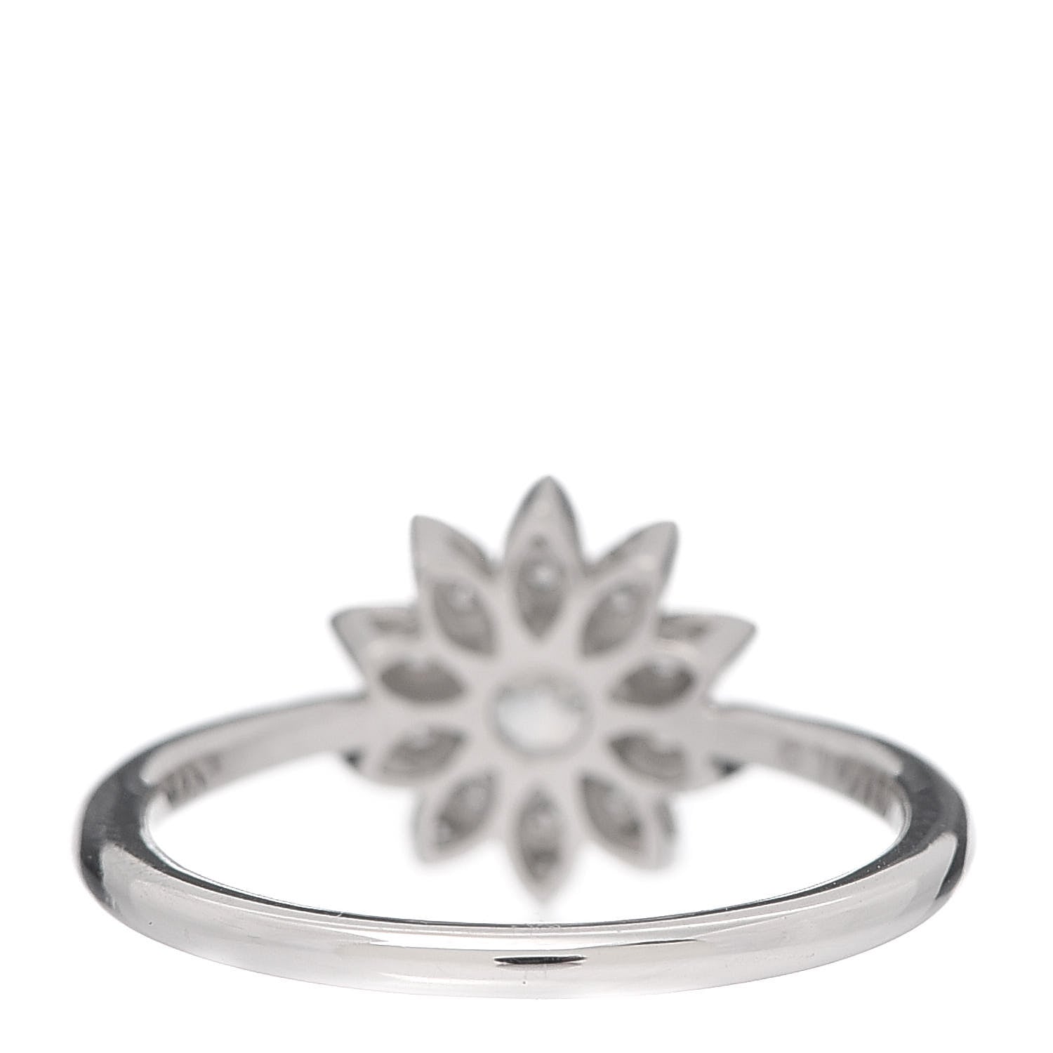 Tiffany Platinum Diamond Enchant Garden Flower Ring 49 4.75 3 of 6
